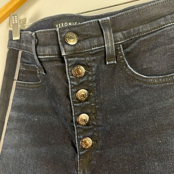 Veronica Beard Jeans Carolyn Baby Boot Kick Flare Royal Wash - Picture 2 of 8